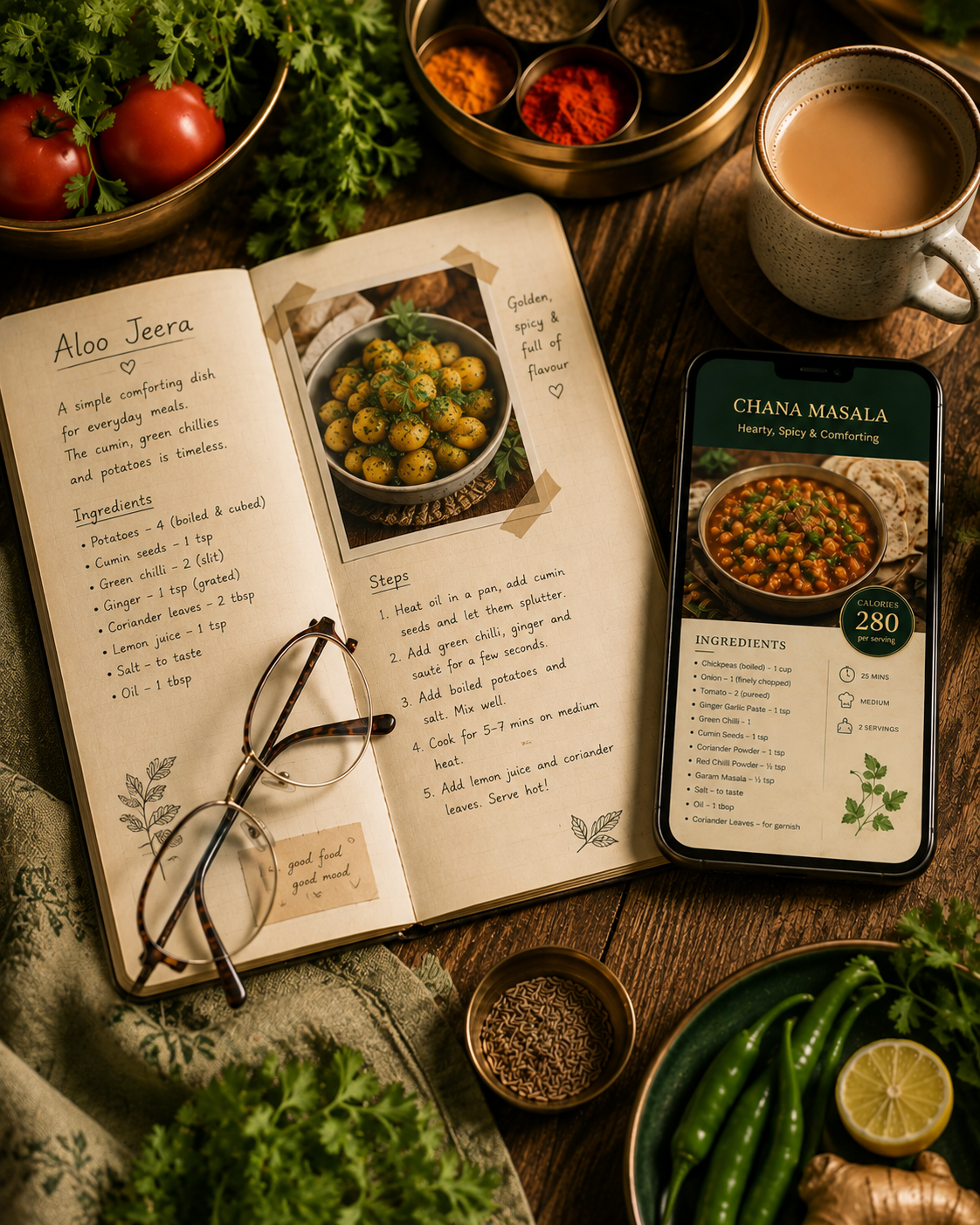 Recipes, calories, and kitchen stories at Sugran Kitchen