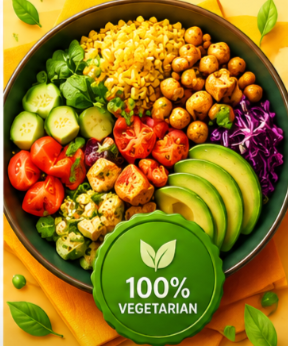 100% Vegetarian